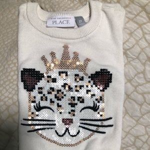 Princess leopard sweater